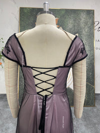 black and pink 90s party dress