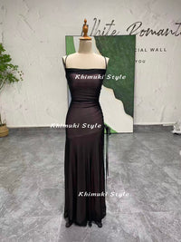 black and pink prom dress