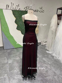 black and red prom dress