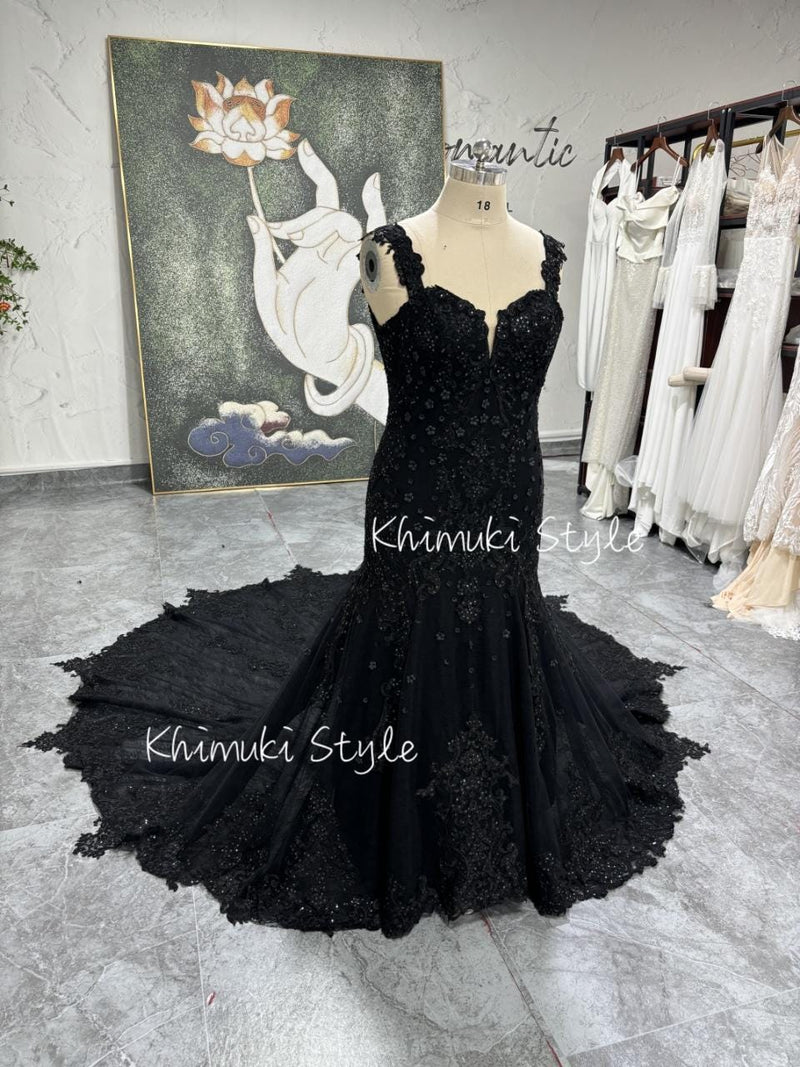 French lace bridal dress