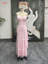 blush pink 90s prom dress