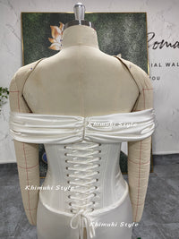 cap sleeve wedding gown