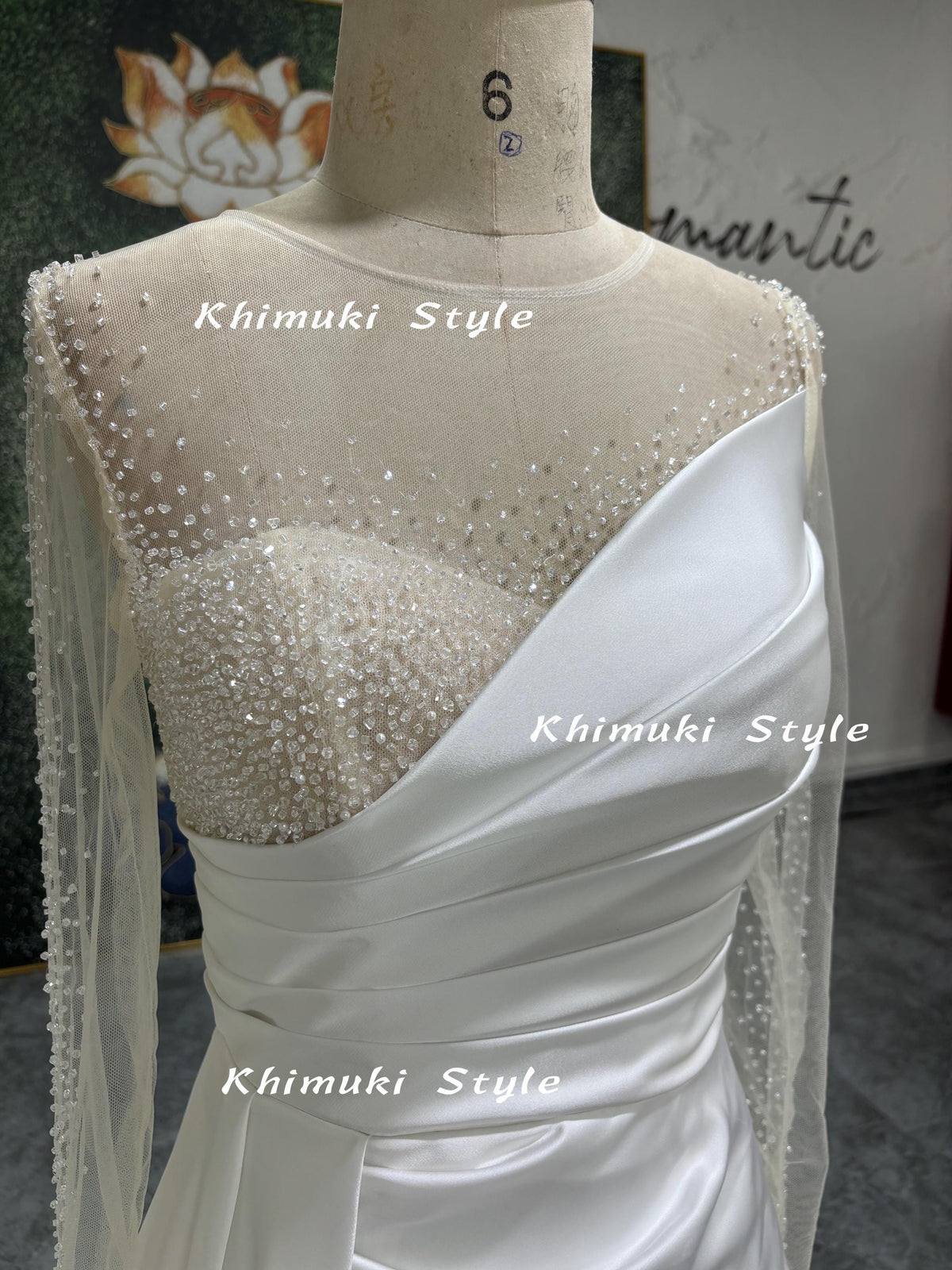 long sleeve bridal dress