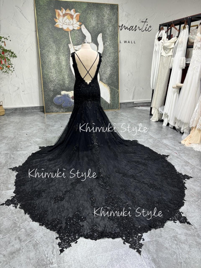 long train wedding dress