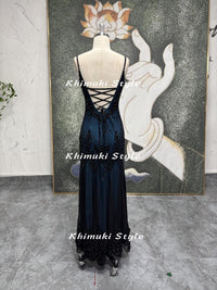 spaghetti strap party dress