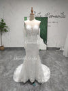 detachable lace wedding dress