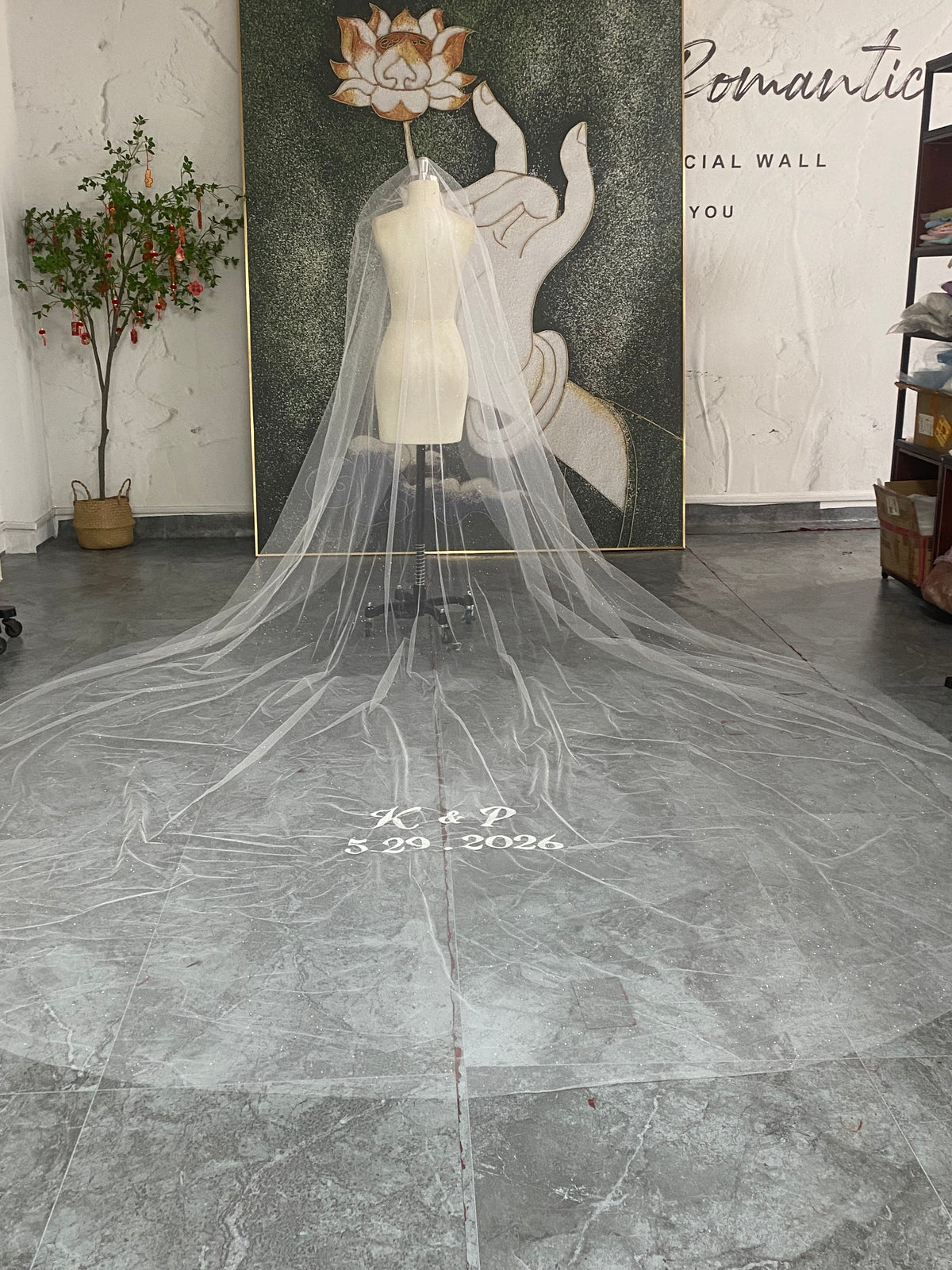 custom wedding veil