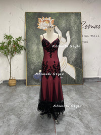 dusty pink prom dress