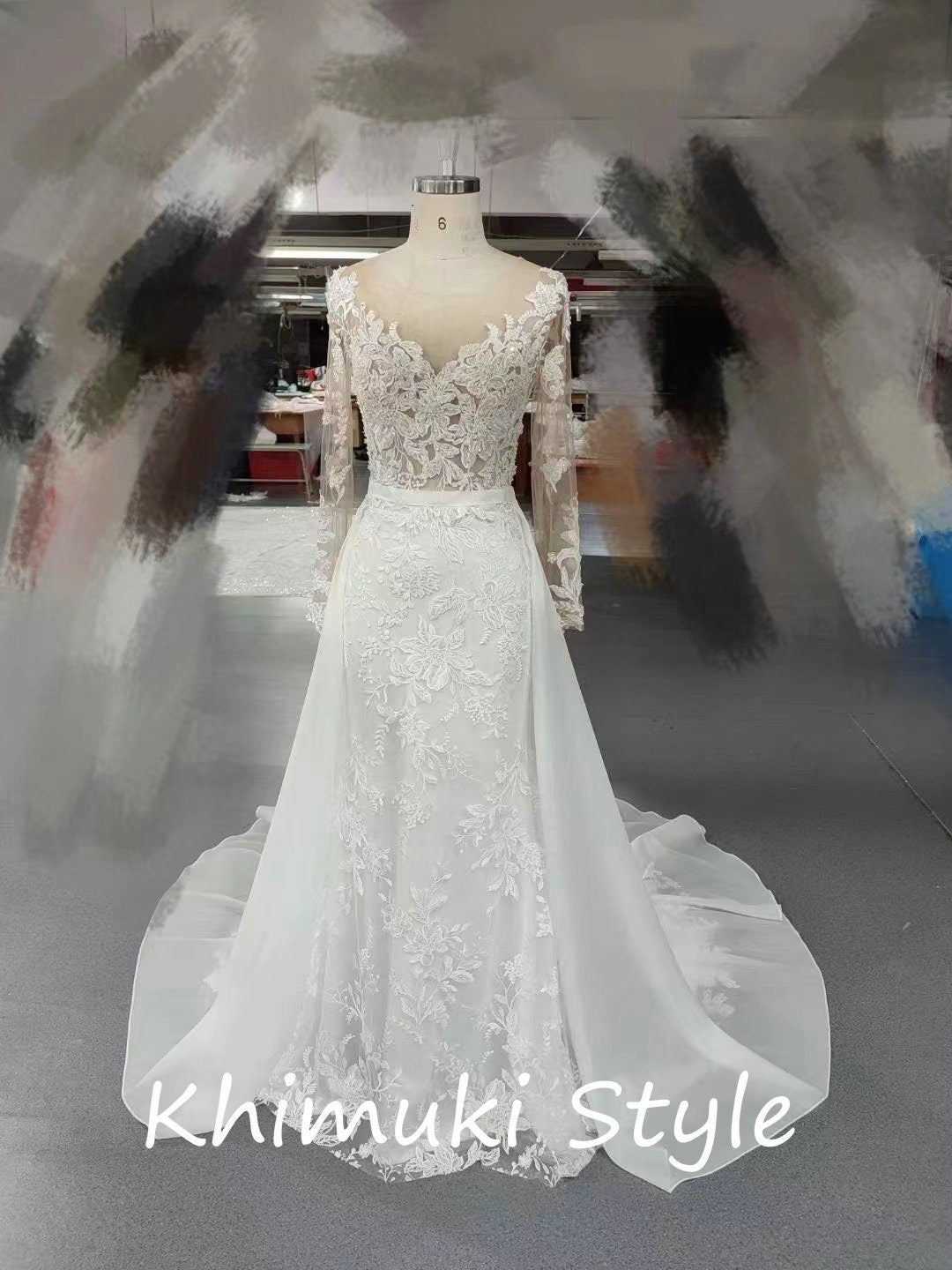 lace wedding dress