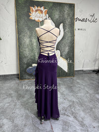 vintage criss cross prom dress