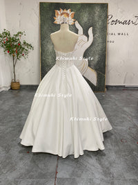 floor length ball gown sexy sheer wedding dress