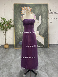 grape prom dress