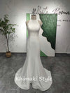 halter neckline bridal dress
