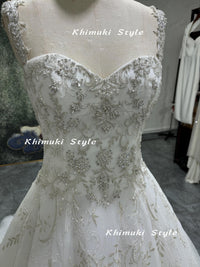 custom beaded bridal dress