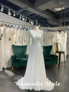A line Long Sleeve Ivory Wedding Dress