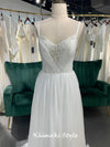 A line Sexy Back Summer Wedding Dress