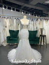 Classic Mermaid Sheer Lace Wedding Dress