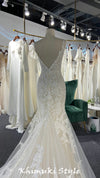 Classic Mermaid French Lace Wedding Dress