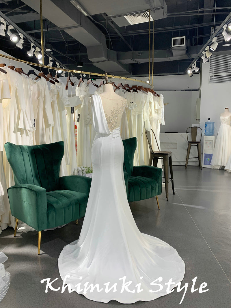 Fashion Sheath Summer Wedding Dress