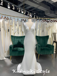 Sexy Back Flare Summer Wedding Dress