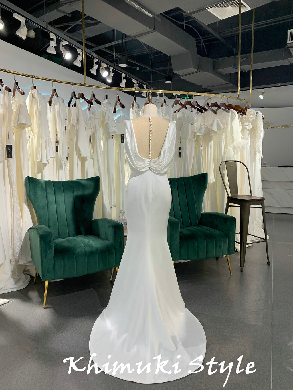 Sexy Back Flare Summer Wedding Dress