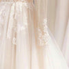 Long Sleeve Sheer Wedding Dress