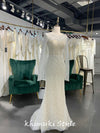 Mermaid Boho Long Sleeve Wedding Dress