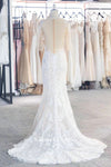 Classic Mermaid Half Sleeve Lace Wedding Dress
