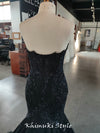 Mermaid Black Lace Wedding Dress