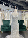 Mermaid Cream Lace Wedding Dress