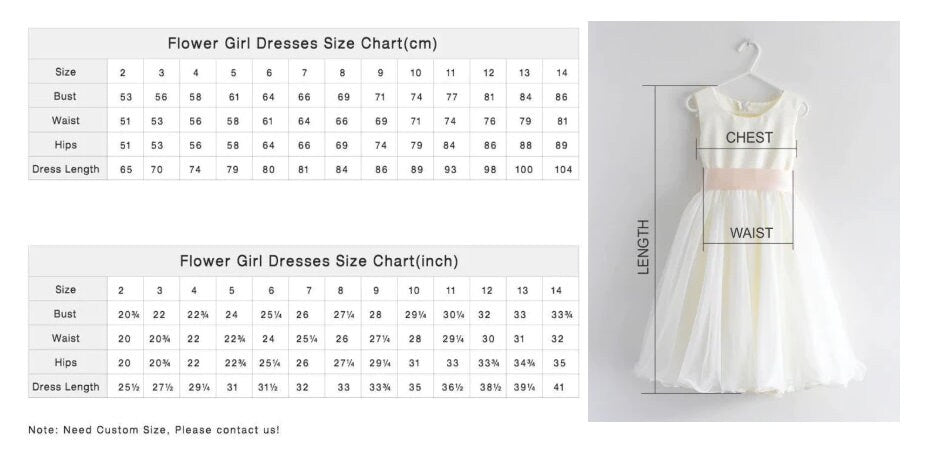 Ivory Low Back Flower Girl Dress