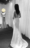 Fashion Fit and Flare Handmade Beaded Wedding Dress