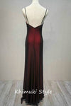 Simple Spaghetti Straps Red and Black Party Dress