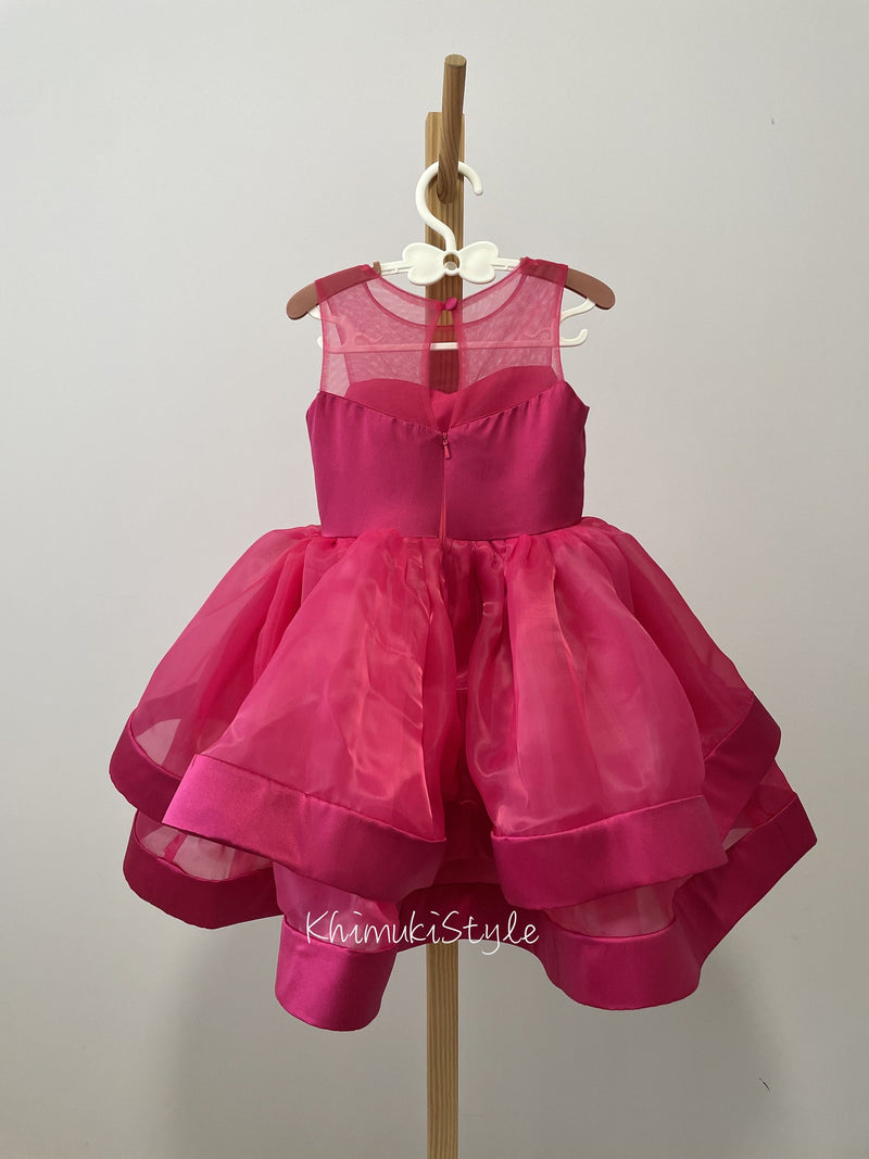 Hot Pink Flower Girl Dress