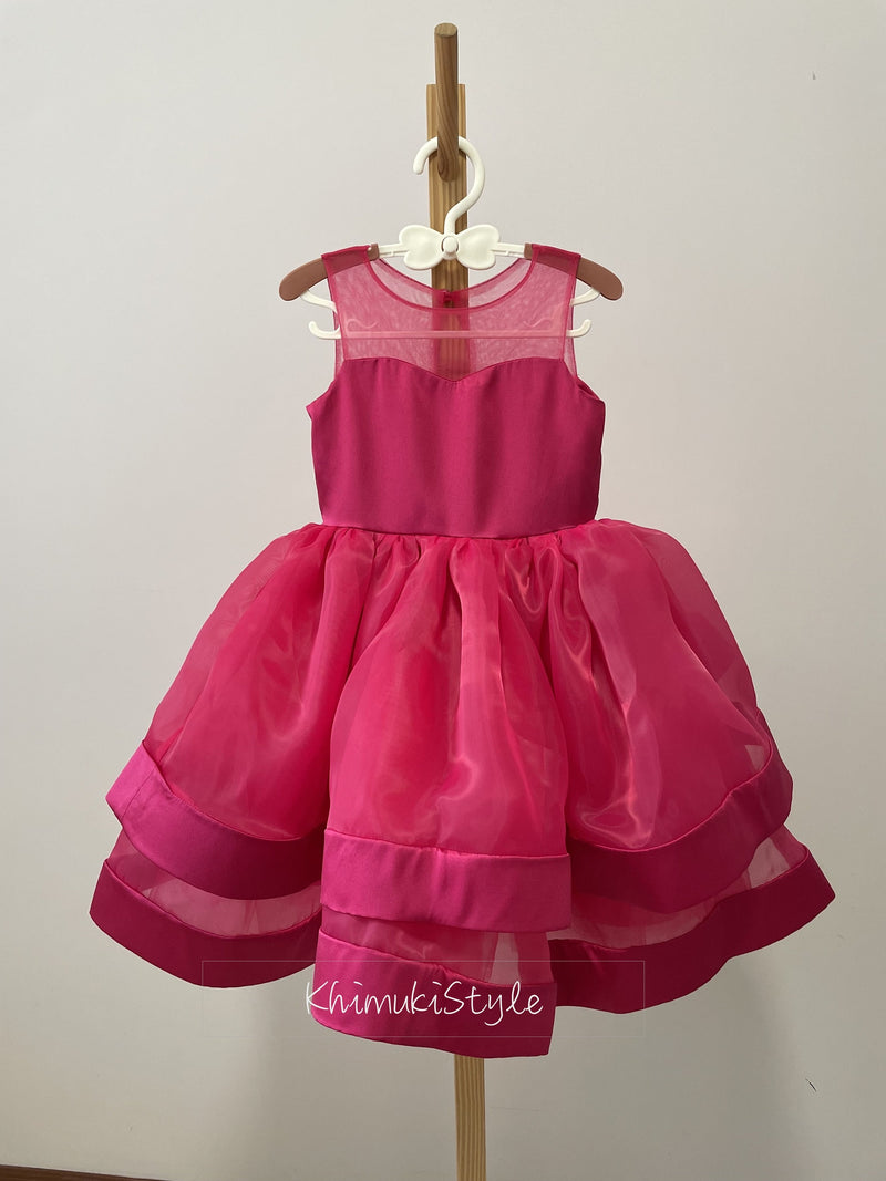 Hot Pink Flower Girl Dress