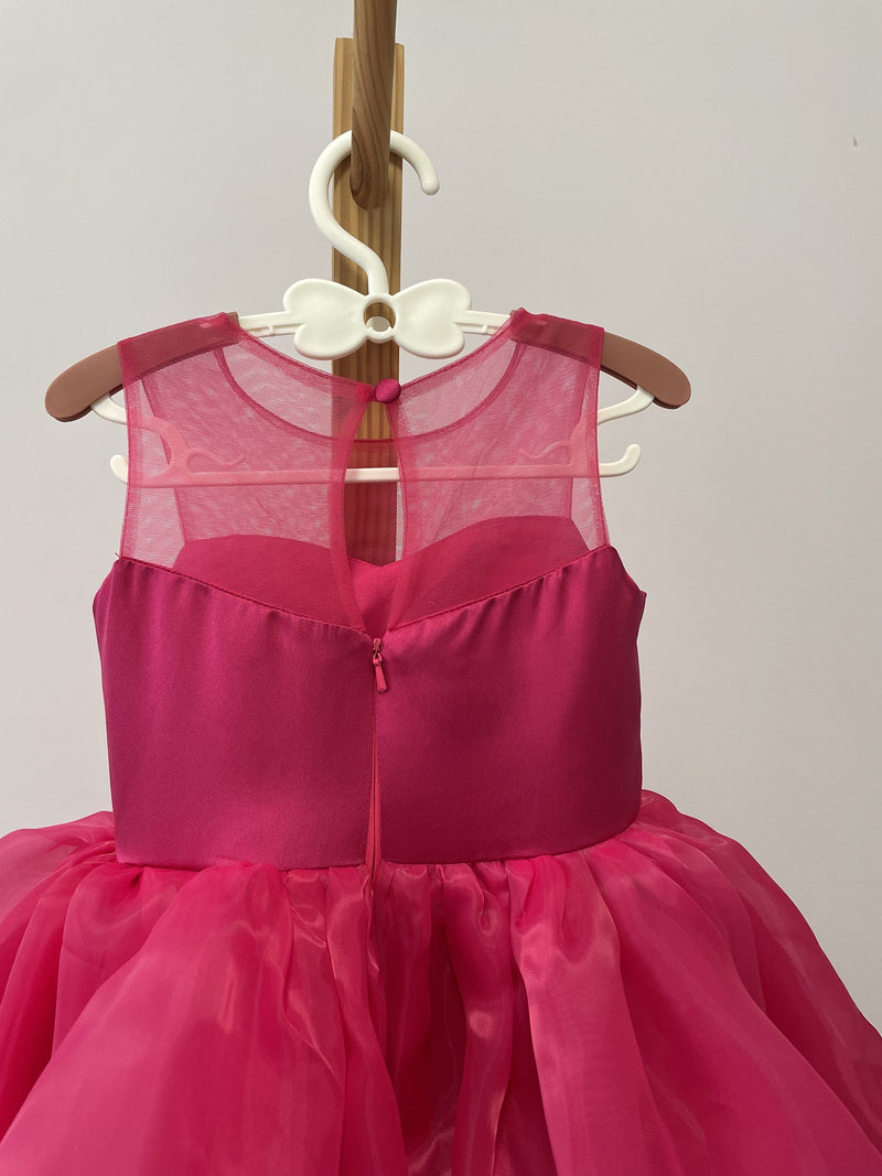 Hot Pink Flower Girl Dress