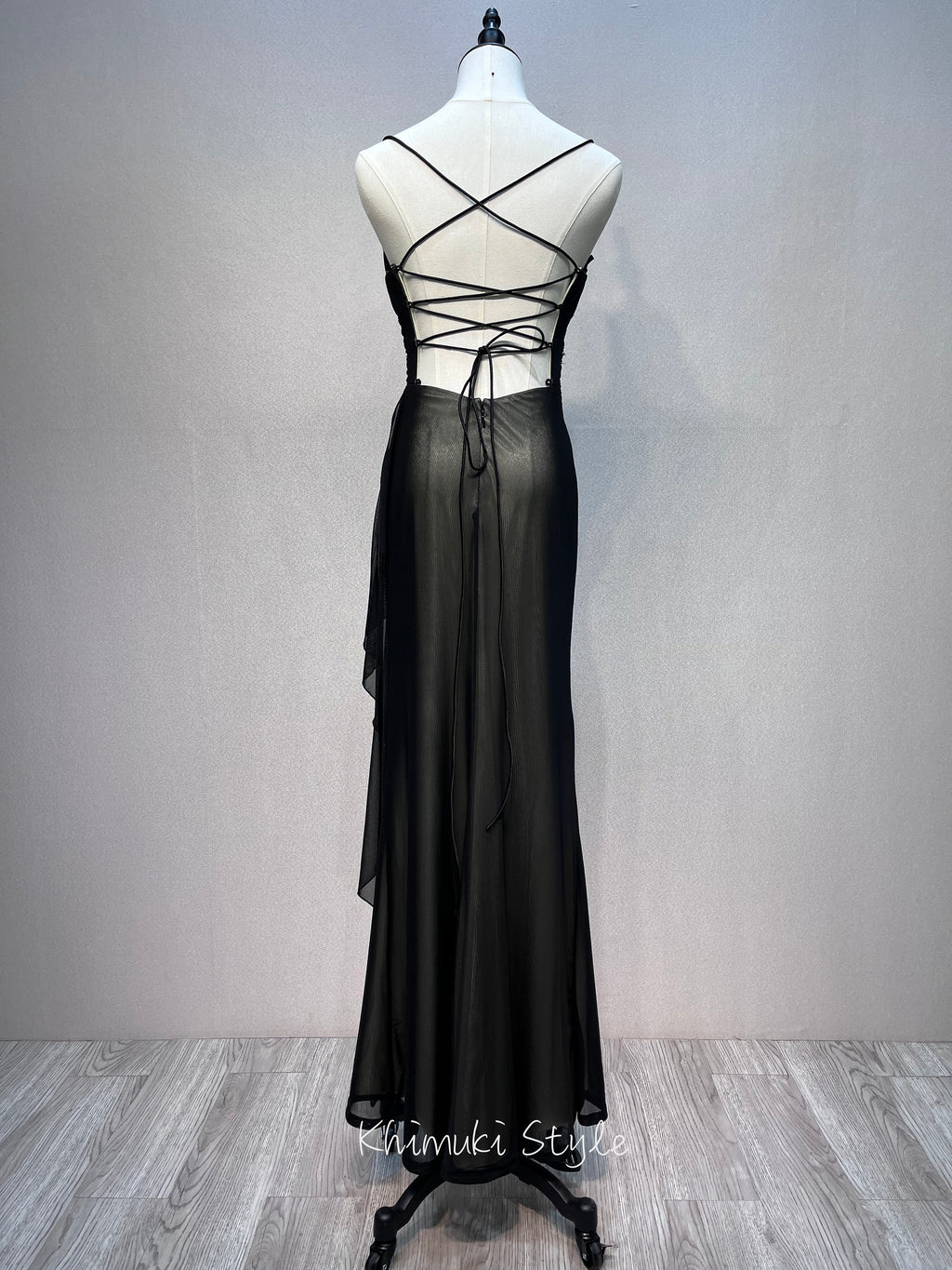 Fitted Black and White Vintage Party Dress