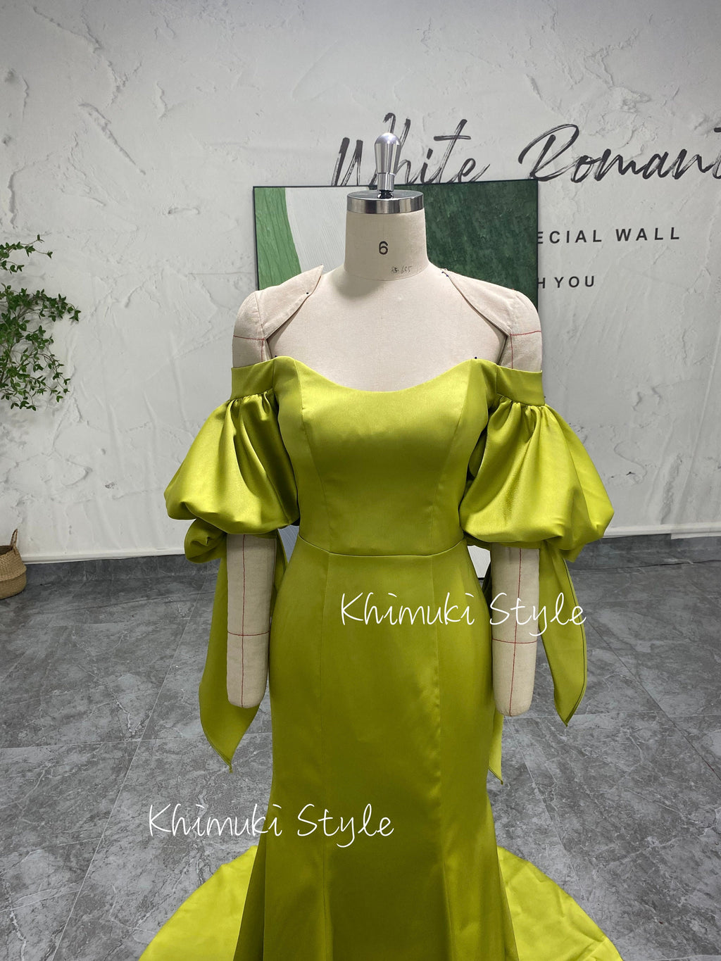 Mermaid Off Shoulder Sleeve Lemon Party Dress,Black Prom Dress