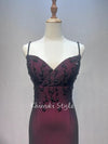 Red and Black Vintage 90S Prom Dress