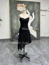 Short Vintage Black Party Dress