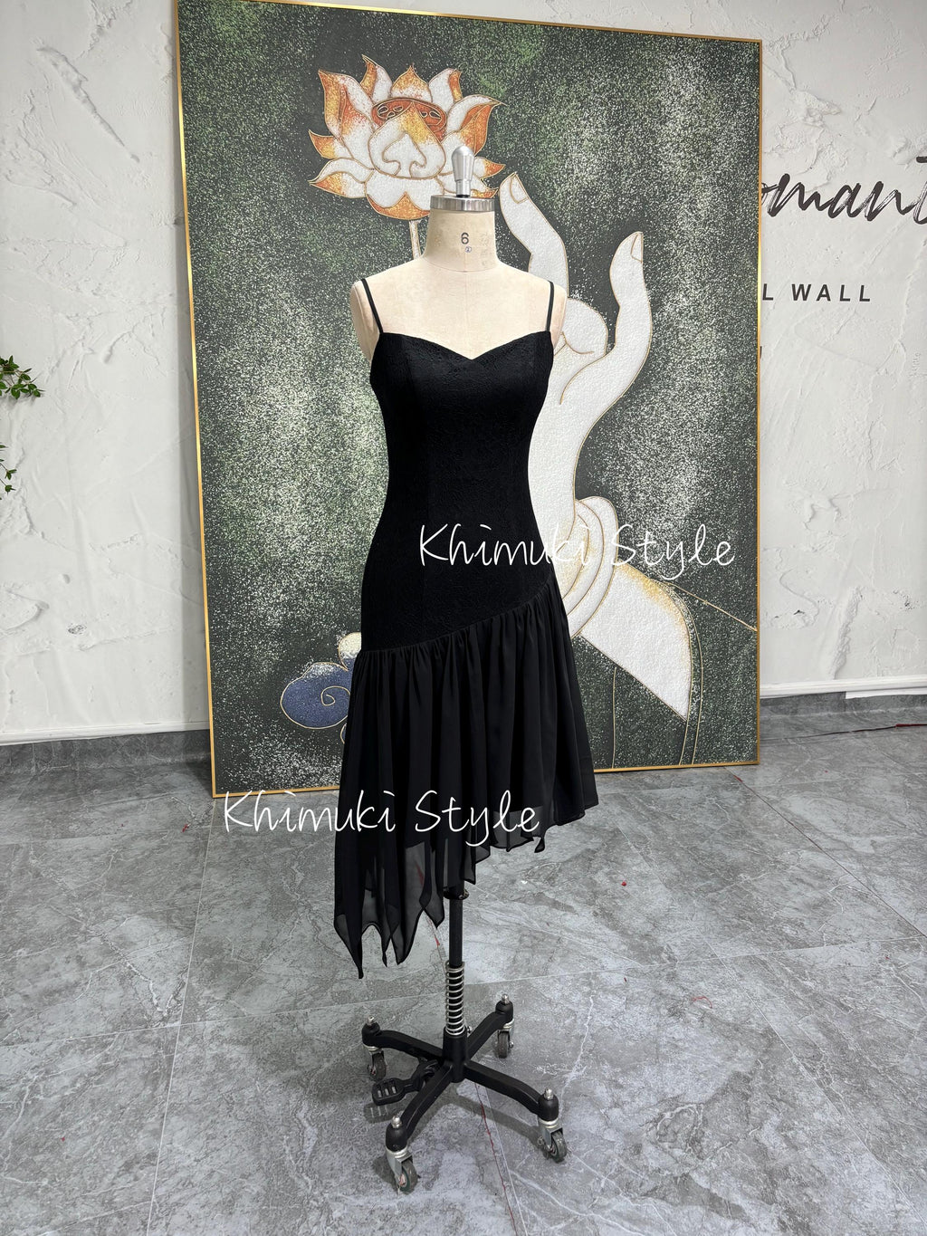 Short Vintage Black Party Dress