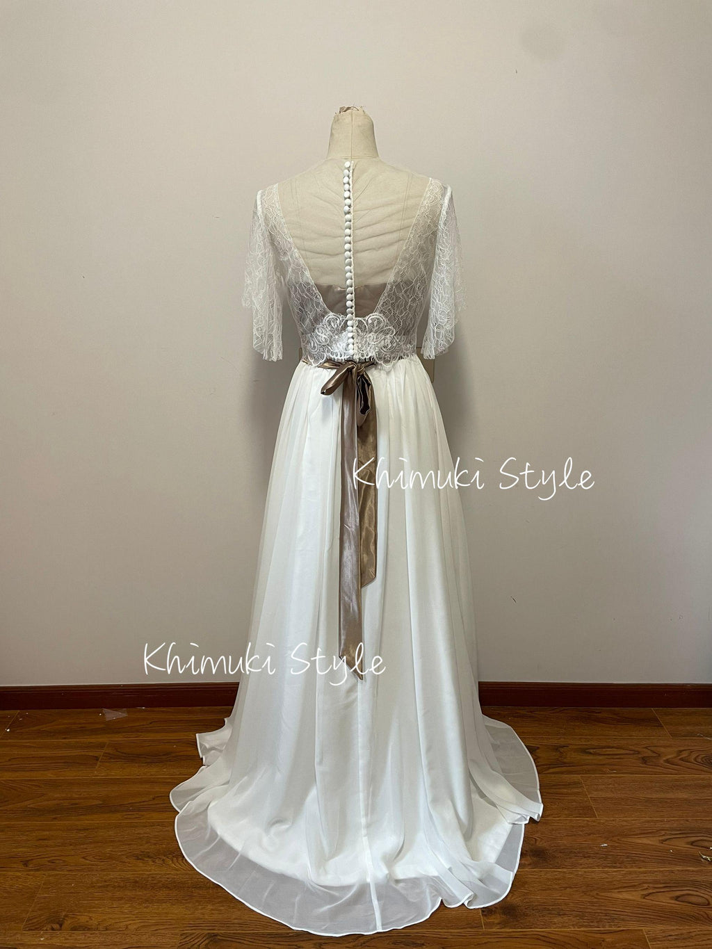 Boho Wedding Dress,Vintage Wedding Dress,Colorful Wedding Dress