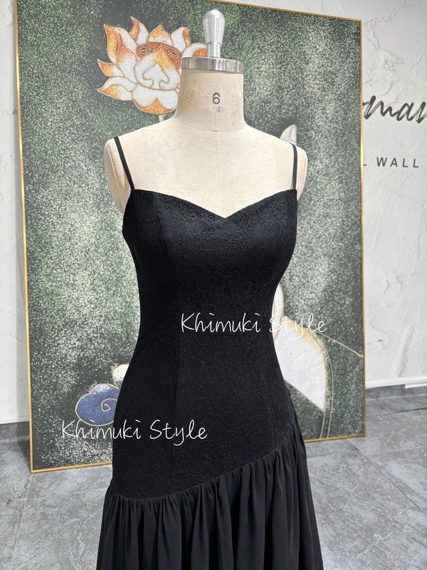 Short Vintage Black Party Dress
