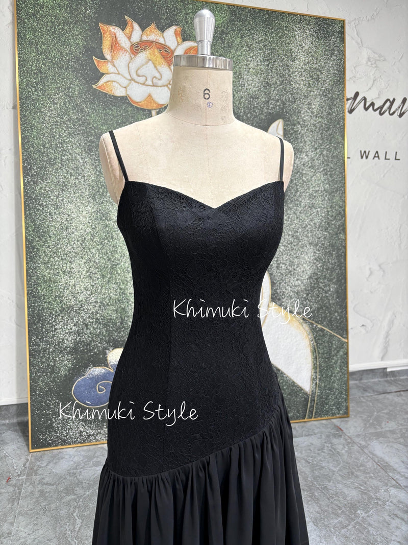Short Vintage Black Party Dress