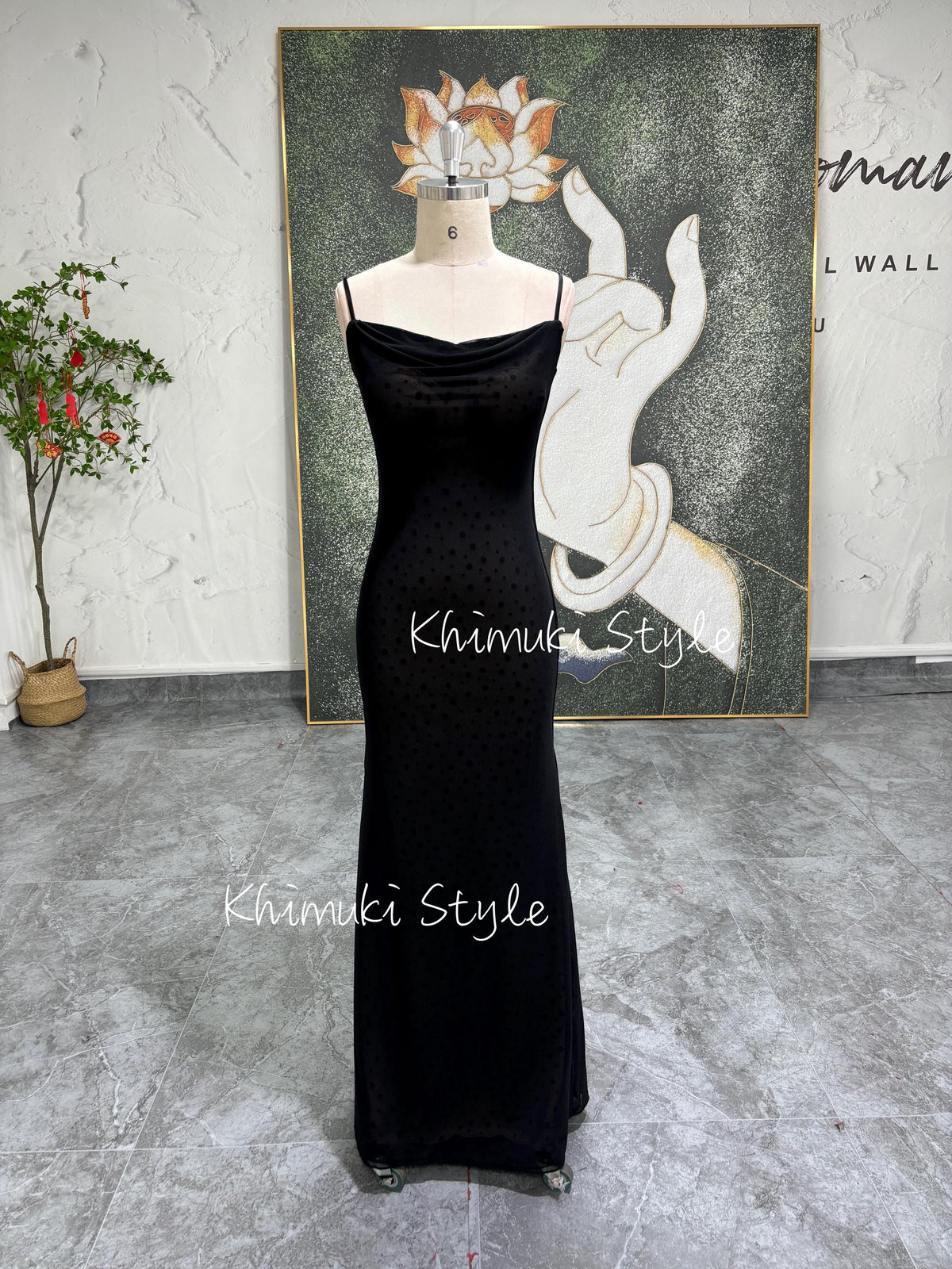 Square Neckline Vintage Prom Dress, Black Mesh 90s Party Dress – KhimukiStyle Square Neckline Vintage Prom Dress, Black Mesh 90s Party Dress – KhimukiStyle