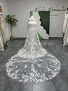 Mermaid Long Sleeve Wedding Dress,Fit and Flare Lace Wedding Dress