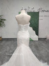 Mermaid Sheer Lace Wedding Dress