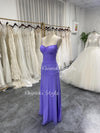 Sheath Lavender Vintage Prom Dress