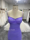 Sheath Lavender Vintage Prom Dress