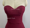 Burgundy Party Dress,Short Wedding Guest Dress